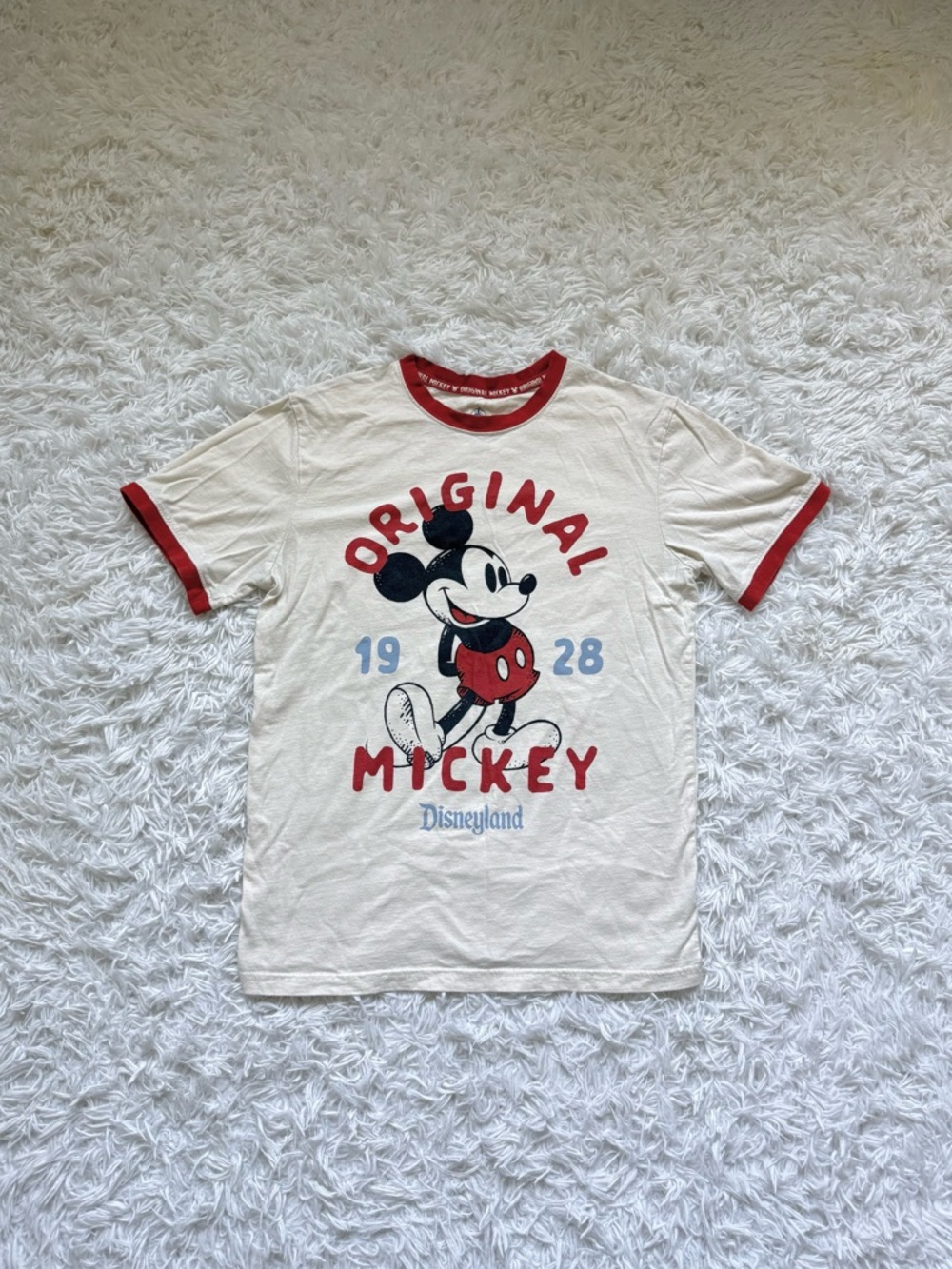 Disney White & Red Original Mickey Graphic Tee